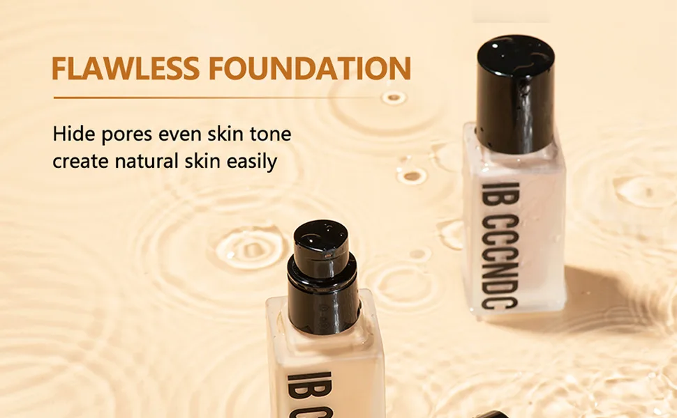 Base Foundation Full Coverage Face Makeup Long-lasting Wear  Foundation Makeup Flawless Cosmetics Lightweight Texture (20) - il makiage foundation