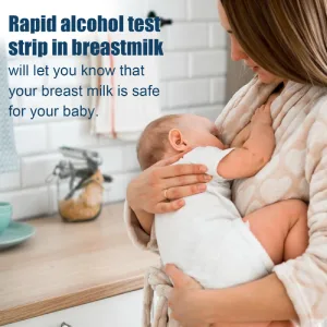 Milkscreen Test Strips  25Pcs Breastmilk Test Strips Accurate Fast Results in 2 Minutes Breastmilk Detect Strips with Bottle for Breastfeeding Moms Test at Home - Milkscreen Test Strips
