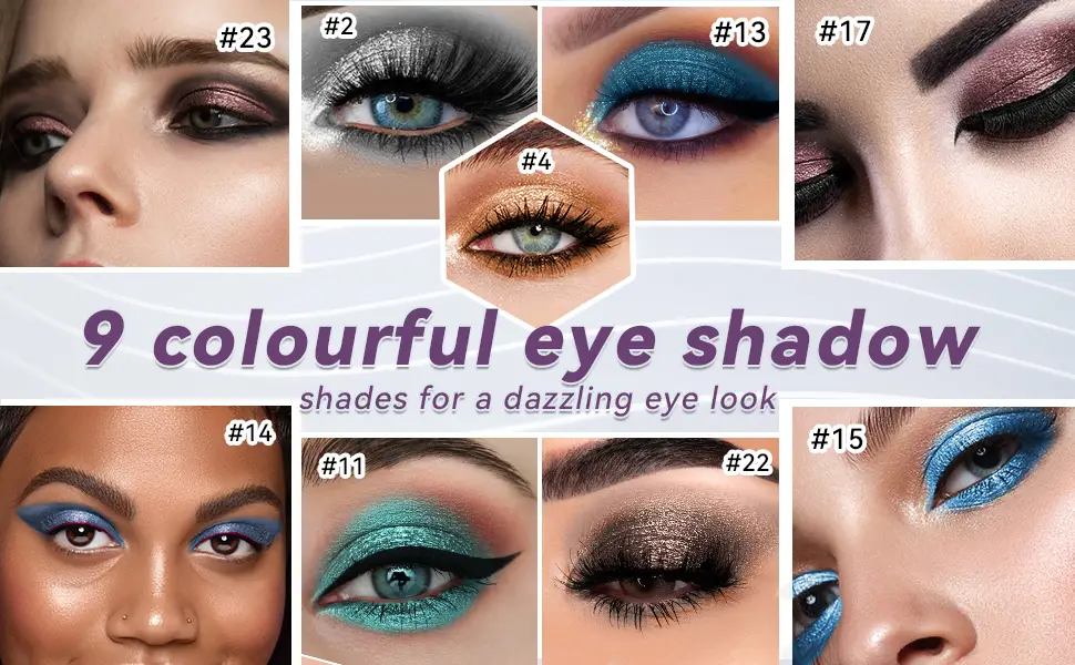 Boobeen 2 in 1 Eyeshadow and Lip Color Crayon  Cream Shimmer Smooth Eyeshadow Pencil  Bright Eyeshadow Primer Base  Smudge Proof Eye Shadow Makeup Stick 15 - product information 6