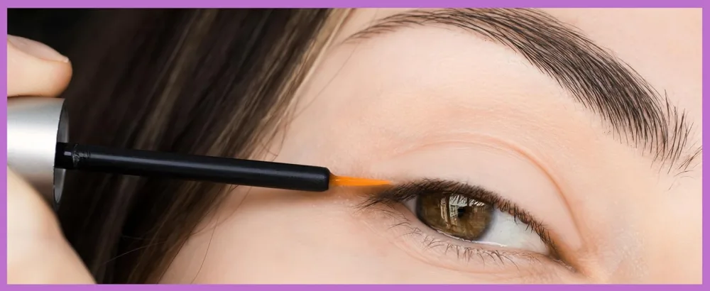 Eyelash Serum Forats Eye Lash Growth Serum Natural Eyelashes Boosting Serum for Longer  Fuller Thicker Looking Lashes Purple - Eyelash Serum