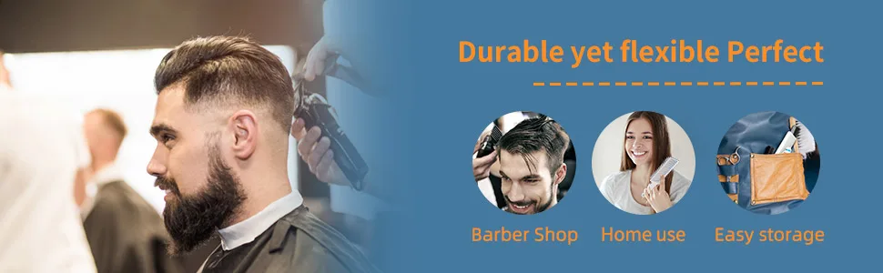 2 Pieces Fade Combs  Professional Barber Cutting Comb Heat Resistant Clipper Comb Blending Flat Top Comb for Men Salon Styling Tools   White - fade comb