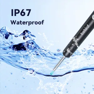 Ear Wax Removal - R1 Earwax Remover Tool with 1080P HD Camera 6 LED Lights - Wireless Ear Cleaner Built-in WiFi - Earwax Removal Kit Compatible with iPhone Android - IP67 waterproof