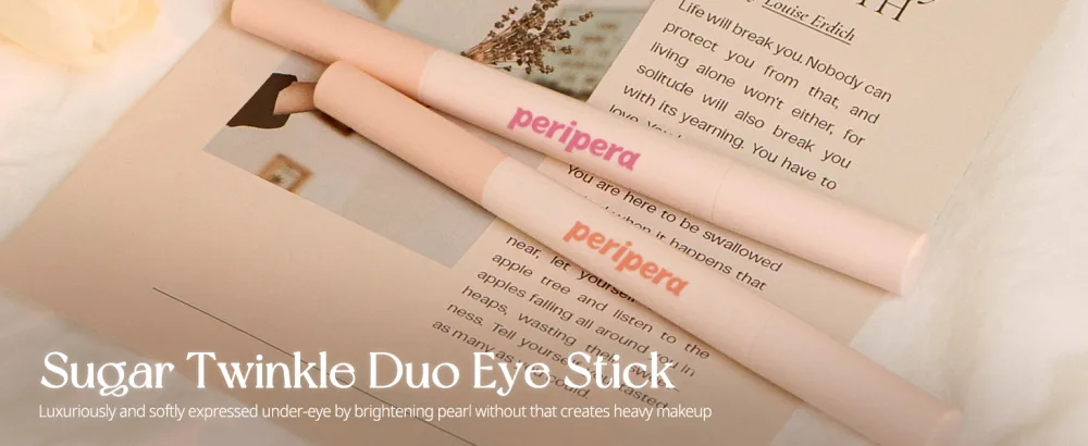 Peripera SUGAR TWINKLE DUO EYE STICK (004 SUNDAY CORAL) - Main