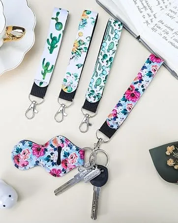 Valyria Sublimation Blanks Chapstick Holder Keychains Lipstick Holder Keychains Chapstick Holder Bulk (White (20 Pcs)) - Chapstick Holder Keychains