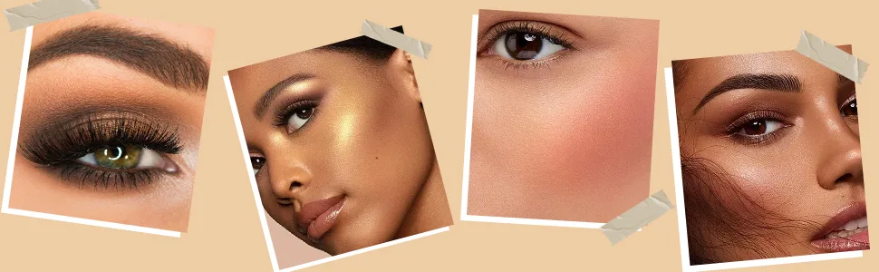 Boobeen Eyeshadow Palette - Matte Glitter Eyeshadow Makeup  Creamy Pigmented Eyeshadow Powder to Define Natural Eye Look 01 - product information 2