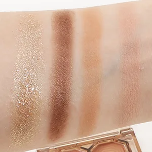 Boobeen Eyeshadow Palette - Matte Glitter Eyeshadow Makeup  Creamy Pigmented Eyeshadow Powder to Define Natural Eye Look 01 - product information 4