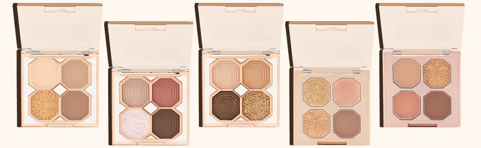 Boobeen Eyeshadow Palette - Matte Glitter Eyeshadow Makeup  Creamy Pigmented Eyeshadow Powder to Define Natural Eye Look 01 - product information 6