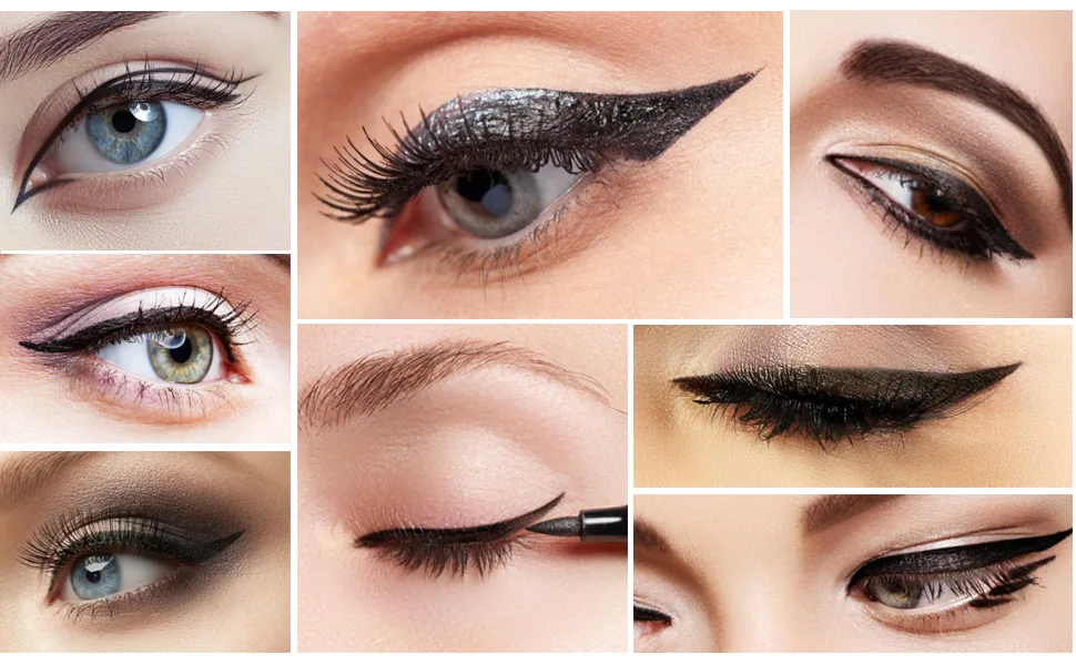 ETEDES 3 Different Precision Liquid Eyeliners Long lasting Waterproof Smudge Proof  3-in-1  Eyeliner *3 Black -0325025 - product information 6