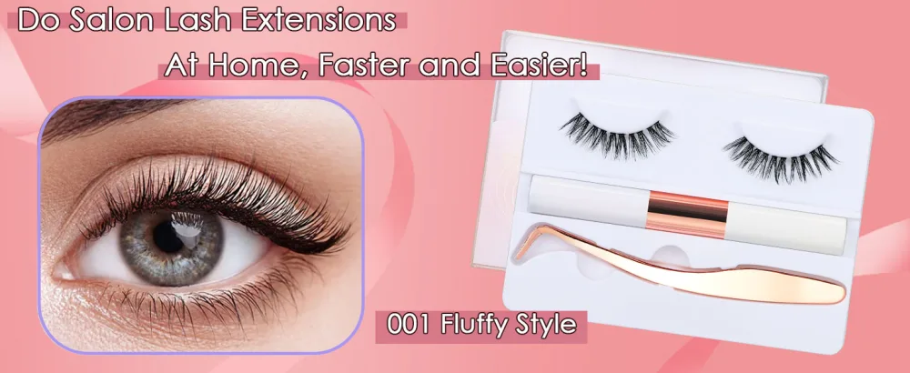 Miuffue C Curl DIY Lash Extension Kit  10Pcs 14mm Lash Clusters with Lash Bond & Seal Lash Applicator Tool  Lash Glue Starter Kit for Self Application  Quick & Easy (Fluffy Style) KIT-001-C Curl-14mm - diy lash starter kit