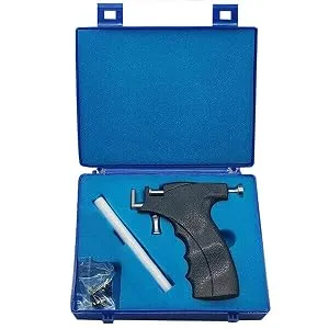 Professional Ear Piercing Kit with 36 Diamond Stud Earrings and Black Ear Piercing Gun 8 Alcohol Pad for Salon and Home Use - what the ear piercing gun kit includes