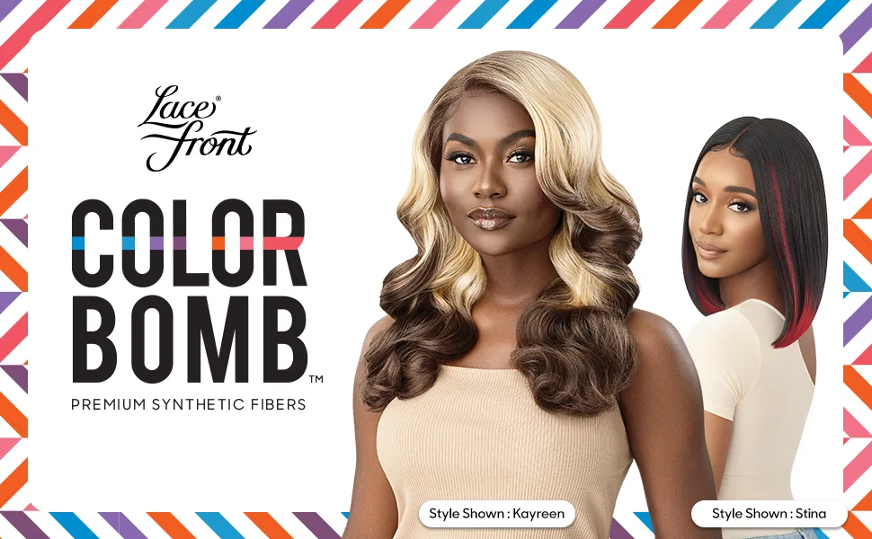 Outre Lace Front Wig - Colorbomb - Yavanna -1 - Lacefront Colorbomb