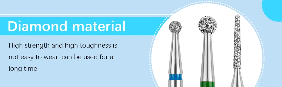 Difenni Cuticle Drill Bit Cuticle Drill Bits for nails 3pcs Diamond Nail Drill Bits for 3/32''Electric Nail File Machine Pedicure Tool - 3pcs Diamond Nail Drill Bits 4
