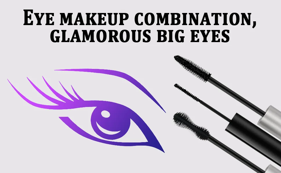 3 Different Classic Everyday Mascaras  Volume and Length Long Lasting Waterproof  3-in-1  Mascara *3  Black -0401064 - product information 1