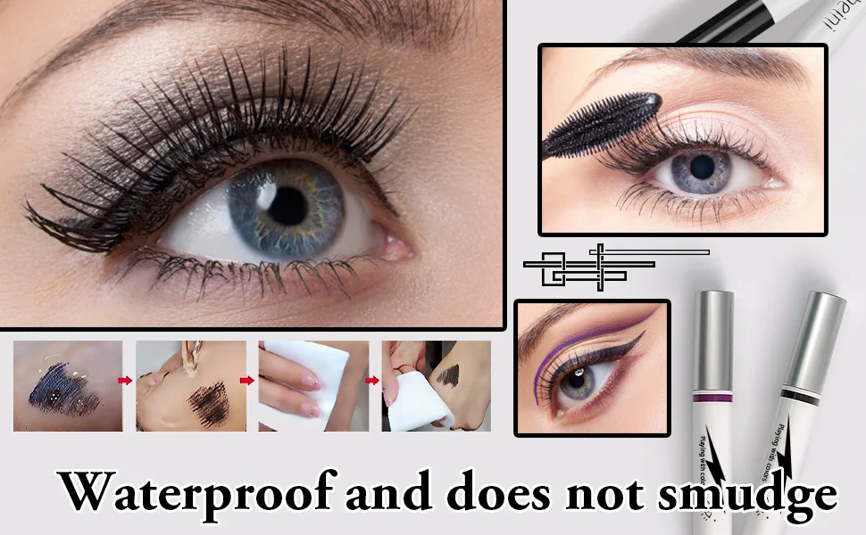 3 Different Classic Everyday Mascaras  Volume and Length Long Lasting Waterproof  3-in-1  Mascara *3  Black -0401064 - product information 2