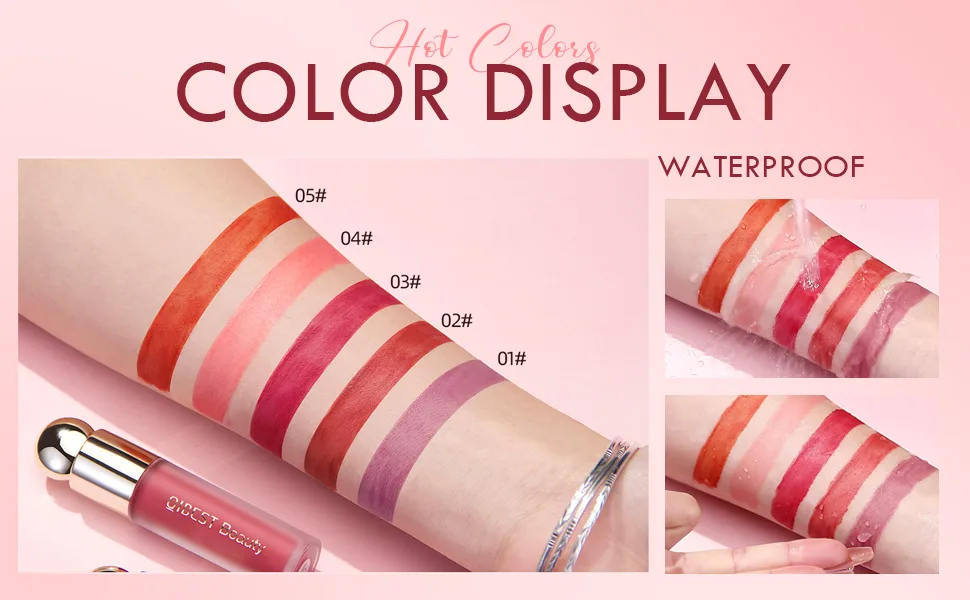 Espoce Liquid Blush  Soft Cream Blush Face Makeup Natural-Looking  Lightweight  Long-Wearing  Smudge Proof  Easy to Blend Blusher Makeup (APRICOT) - blush