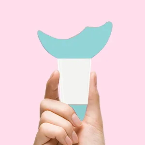 Deacocal Eyeliner Stencils 4Pcs Reusable Silicone Eyeliner Aid Mascara Shield Eyeliner Eyelash Eyeshadow Lipstick Applicator Guide Tool Multifunctional Eye Makeup Tool Easy to Use (Blue) - eyeliner aid