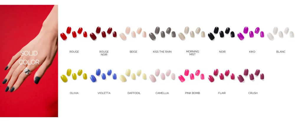 NAILOG Semi Cured Gel Nail Strips (20 Extra Long Stickers/Wraps) | Glossy & Long Lasting Soft Gel Finishing | Pink Moonlight - NAILOG