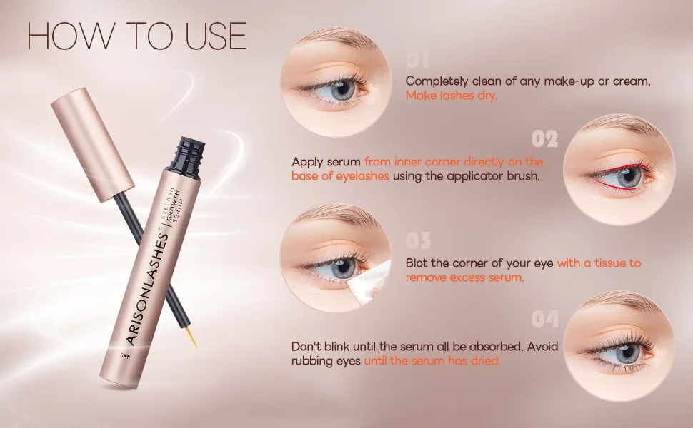 Lash Serum Premium Eyelash Growth Serum Eyebrow Enhancer Grande Eyelash Serum Lash Boost Serum for Longer  Fuller Thicker Natural Lashes Extensions & Brows Enhancer 5ML - lash serum