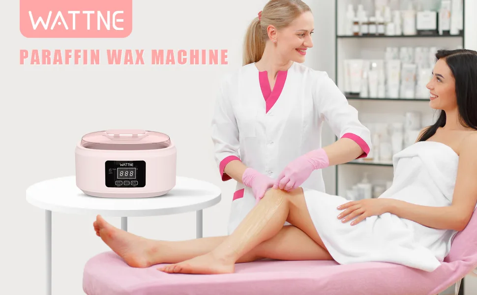 Paraffin Wax Machine for Hand and Feet -Paraffin Wax Warmer Moisturizing Kit Auto-time and Keep Warm Paraffin Hand Wax Machine for Arthritis (-pink) - product information 1