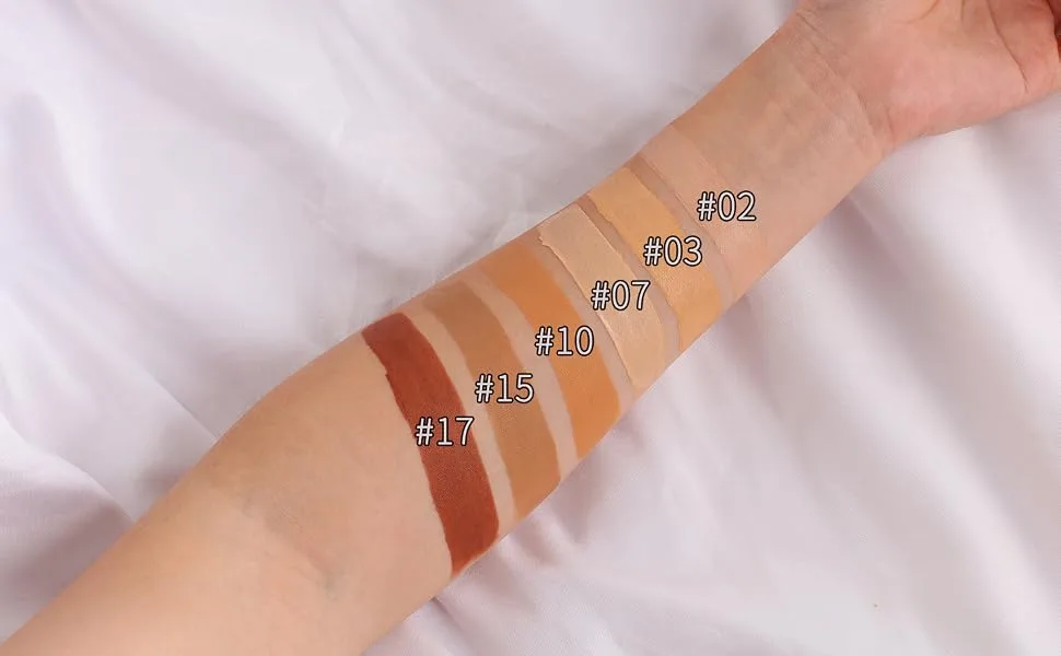 Vodisa Concealer Stick Liquid Face Contour with Applicator Cream Brightener Cushion Foundation Full Coverage Long Lasting Lightweight Under Eyes Blemish Smooth Concealer 02 - concealer