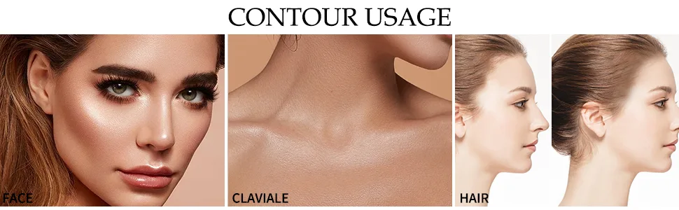 Boobeen Liquid Highlighter Contour Beauty Wand  Cream Bronzer Illuminator Stick with Cushion Applicator  Create 3D Face Makeup 06 - product information 3