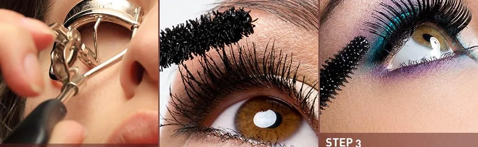 Secret Xpress Control 4D Silk Fiber Lash Mascara  Lengthening and Thick  Volume  Long Lasting  Smudge-Proof  All Day Full  Long  Thick Eyelashes (Brown) - instructions