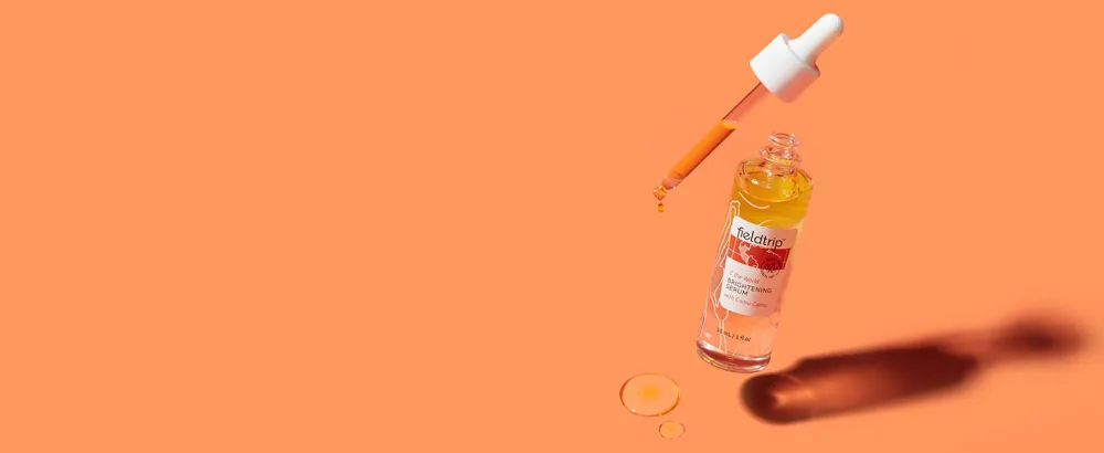 Fieldtrip Go Sunwhere Bronzing Drops with Malachite  Clean  Vegan & Cruelty-Free Skincare  1oz - C the World Brightening Serum