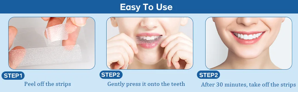 Teeth Whitening Strips  28 PCS White Strips for Teeth Whitening  Professional Whitening Strips for Teeth  Teeth Whitening Strip Kit - teeth whitening