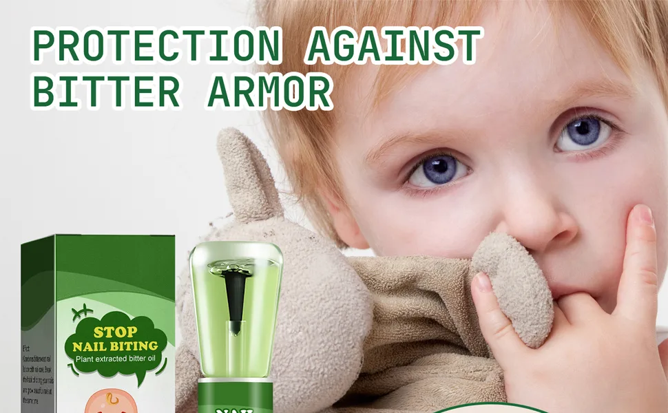 Nail Biting Treatment for Kids  Natural Thumb Sucking Stop for Kids  Safe Nail Care  Bitter Taste  Plant Extract - product information 1