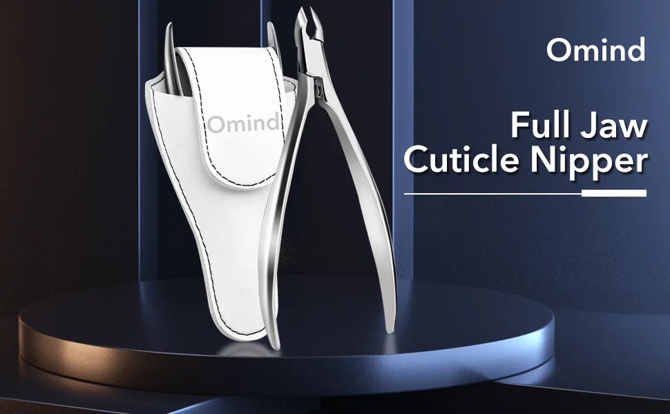 Cuticle Trimmer Full Jaw Stainless Steel Cuticle Nippers Professional Dead Skin Remover Manicure Cutter - product information 1