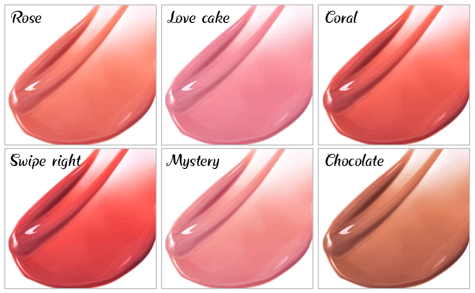 Soft Cream Liquid Blush  Makeup Blush for Cheeks Lightweight Natural Blush Stick with Cushion Applicator Silky Smooth Skin Moisturizing (swipe right) - 6 SHADES BLUSH