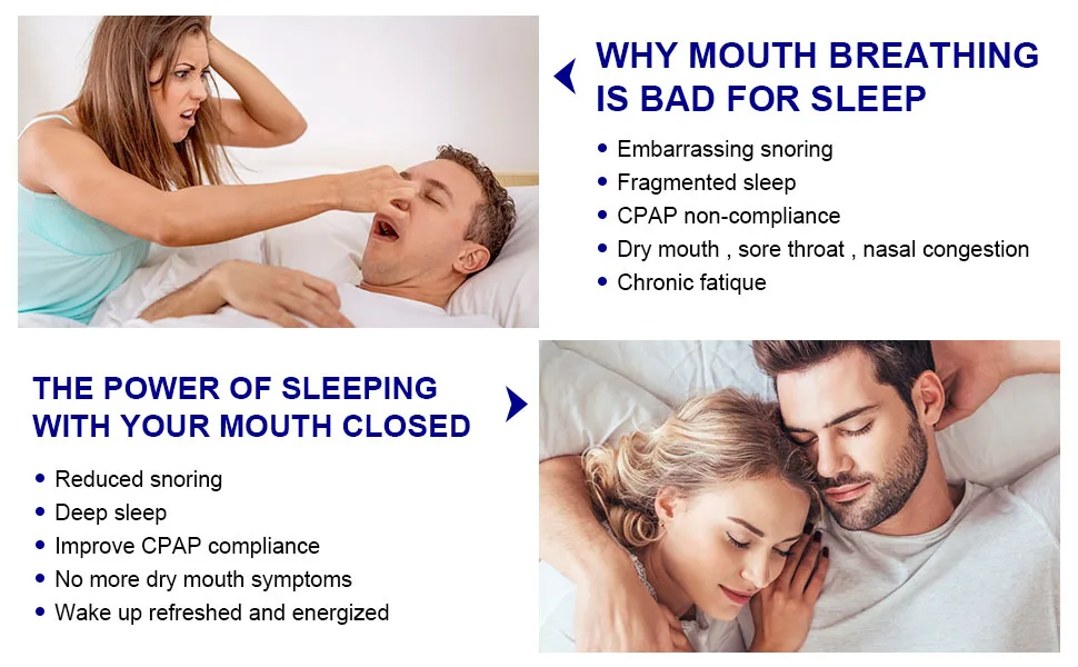 Sleep Strip Mouth Tape  Anti Snoring Devices for Better Nasal Breathing - product information 2