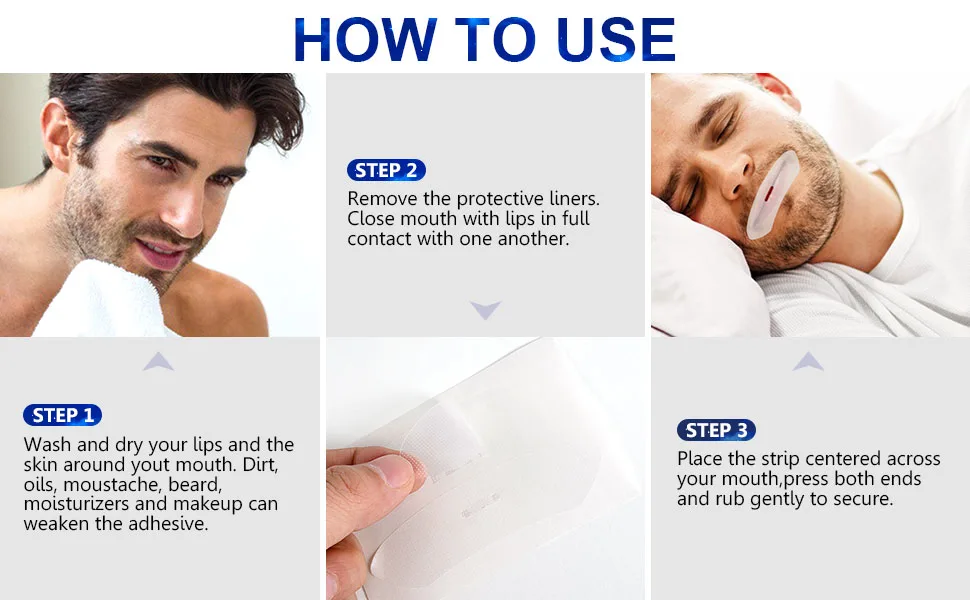 Sleep Strip Mouth Tape  Anti Snoring Devices for Better Nasal Breathing - product information 6