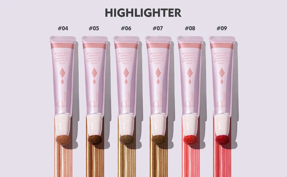 Liquid Contour Beauty Wand  Cream Contour Stick with Cushion Applicator  Long Lasting Smoothly Silky Makeup Highlight Lightweight Blendable Cream Stick Makeup (CONTOUR 02) - Liquid Contour