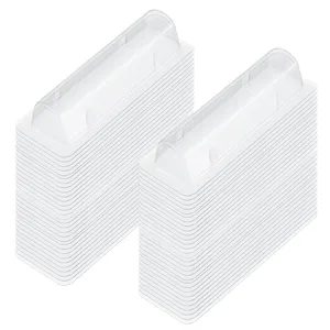 20 Pcs Lip Balm Pouches Plastic Money HolderClear Lipstick Holder Clear Plastic Domes for Gift Card DIY Crafts with Double Side Tape - product information 9