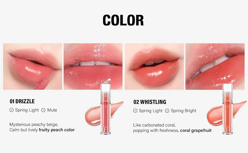 Too Cool For School Pleur Tint Plumping Lip Gloss Watery Long Lasting Hydrate (Plash) - Pleur Tint 4