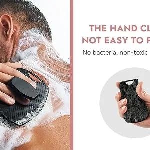 Wax Bear Exfoliating Silicone Body Scrubber Food Grade Silicone Bath Scrubber Brush Easy to Clean Lathers Well Long Lasting - product information 4