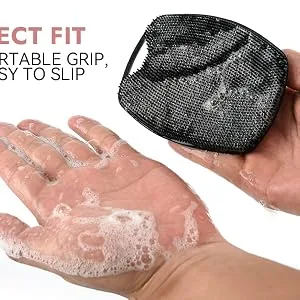 Wax Bear Exfoliating Silicone Body Scrubber Food Grade Silicone Bath Scrubber Brush Easy to Clean Lathers Well Long Lasting - product information 5