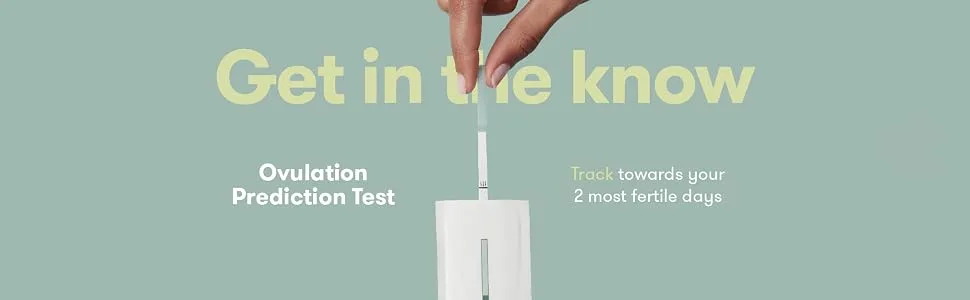 Frida Fertility Ovulation Prediction Test - Over 99% Accurate  Find Your 48 Hour Baby Making Window No App Required - 60 Strips + 5 Piece Tracking System - get in
