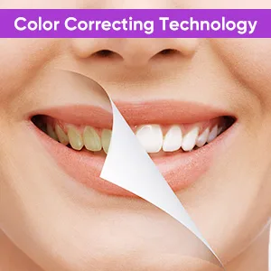 Purple Toothpaste for Teeth Whitening - Tooth Stain Removal Purple Toothpaste Teeth Colour Correcting Teeth Whitener - teeth whitening