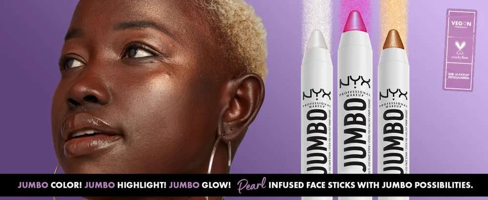NYX PROFESSIONAL MAKEUP  Jumbo Multi-Use Face Highlighter Stick - Coconut Cake - NYC Jumbo Face Highlighter Stix
