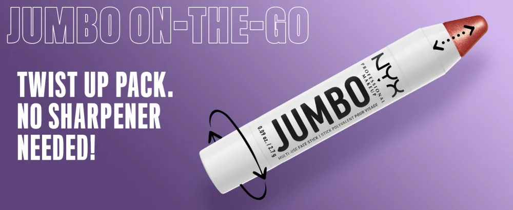 NYX PROFESSIONAL MAKEUP  Jumbo Multi-Use Face Highlighter Stick - Coconut Cake - NYC Jumbo Face Highlighter Stix