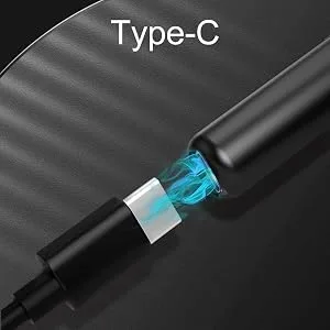 Ear Wax Removal  1296P Image Ear Wax Removal Tool with Camera. 6 LED Lights  Built-in WiFi  11Pcs Ear Sets  Wireless Ear Cleaner for iOS & Android - type-C charging