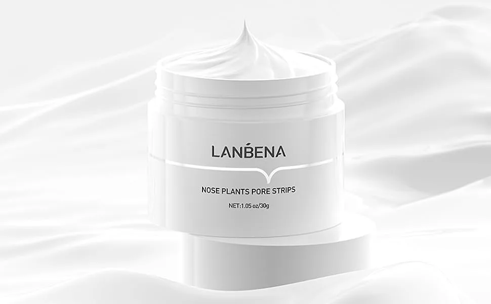 LANBENA Blackhead Remover - Peel Off Mask for Nose & Face  Blackhead Removal Kit with Breylee - 1.05oz - pore strips