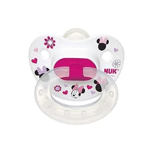 NUK Disney Baby Puller Pacifier  0-6 Months  Girl/Minnie Mouse  1 pk 2 Count (Pack of 1) Pink - product information 1