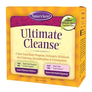Ultimate Cleanse by Nature's Secret | Cleansing  Detoxification & Elimination  Two 120 Tablet Bottles 120.0 Servings (Pack of 1) - ultimate cleanse