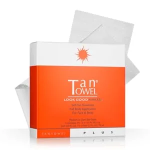 Tan Towel Plus Self-Tan Towelette Full Body  5 Count (Pack of 1) - product information 1