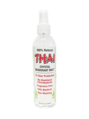 THAI Natural Crystal Deodorant Mist Spray (8 Fluid Ounces) 8 Fl Oz (Pack of 1) - thai natural crystal deodorant spray liquid salt rock