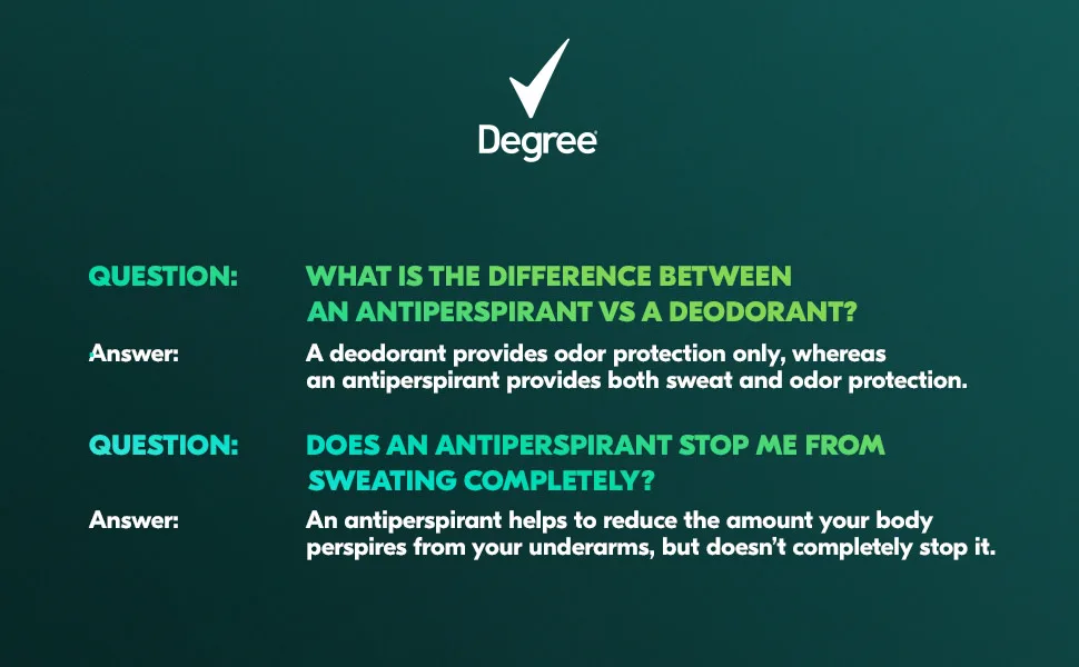 Degree Men Antiperspirant Deodorant Stick Cool Comfort 48 Hour Protection Non Irritating 2.7 oz 2.7 Ounce (Pack of 1) - Questions & Answers