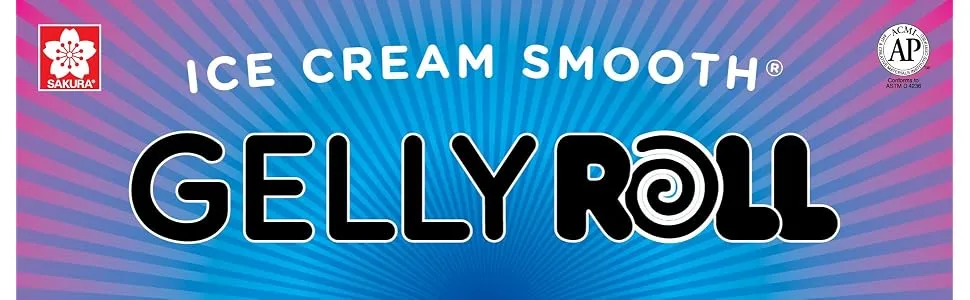 SAKURA Gelly Roll Moonlight 10 Gel Pens - Bold Point Ink Pen for Journaling  Art  or Drawing - Assorted Bright Ink - Bold Line - 10 Pack 10 Count (Pack of 1) Gelly Roll - Gelly Roll Logo Header Image